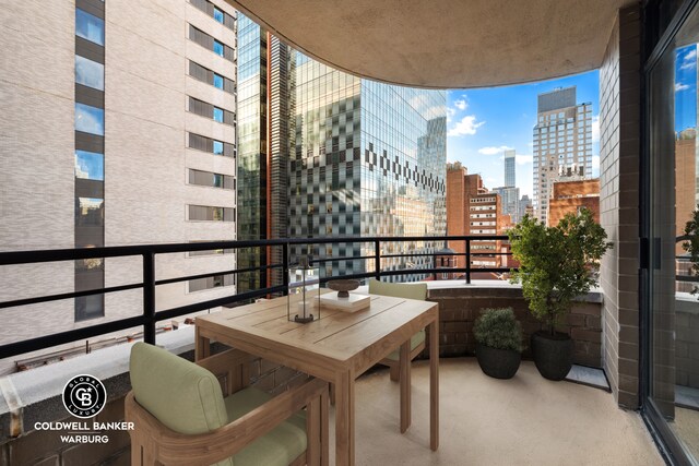400 E 70th St Unit 1001, New York City, NY 10021 - balcony featuring a city view