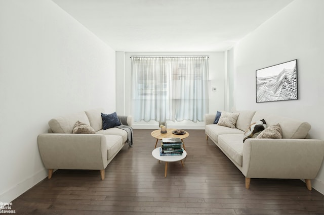 88 Morningside Ave Unit 3H, New York City, NY 10027 - living room featuring baseboards and hardwood / wood-style flooring