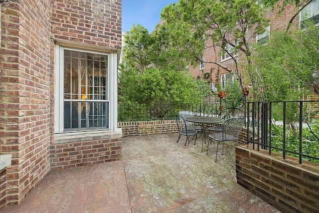 view of patio / terrace with outdoor dining area