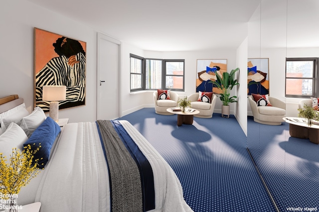 530 E 72nd St Unit 19E, New York City, NY 10021 - bedroom featuring carpet and baseboards