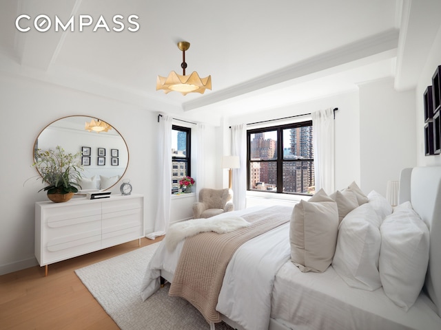 230 Riverside Dr Unit 14Ac, New York City, NY 10025 - bedroom featuring light wood-style floors and baseboards