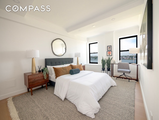 230 Riverside Dr Unit 14Ac, New York City, NY 10025 - bedroom with baseboards and wood finished floors