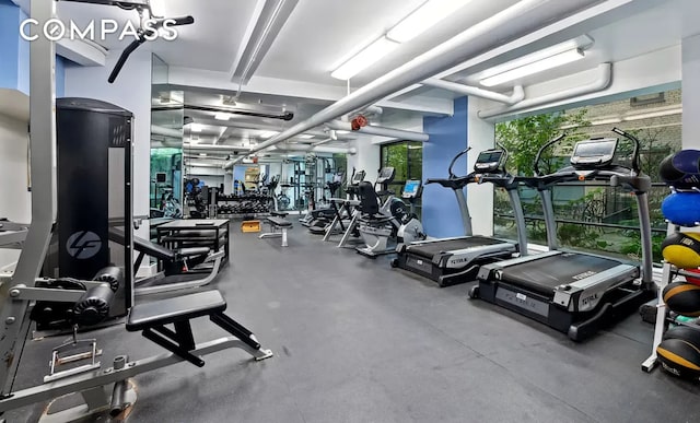 230 Riverside Dr Unit 14Ac, New York City, NY 10025 - view of workout area