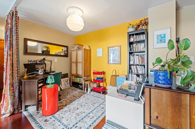 70-25 Yellowstone Blvd Unit 17, New York City, NY 11375 - office area featuring wood finished floors