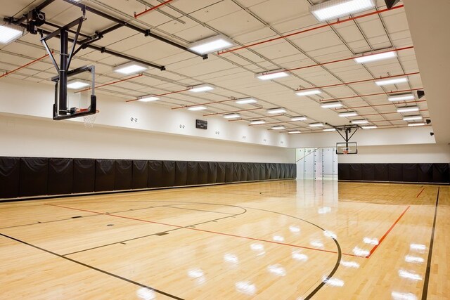 view of sport court with community basketball court
