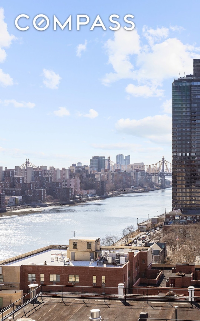 water view featuring a view of city