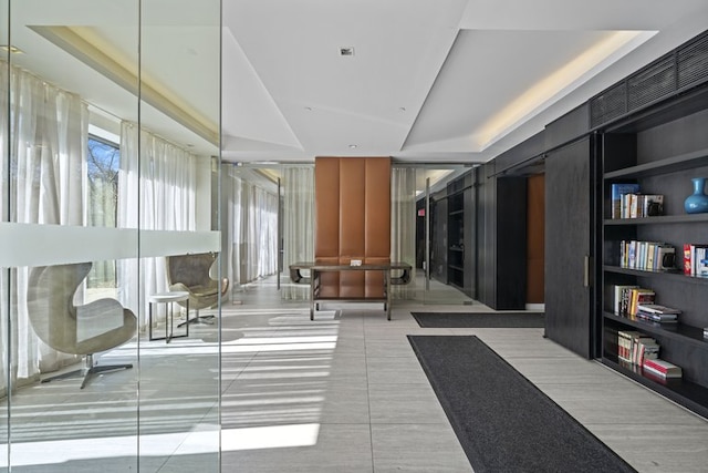 view of community lobby