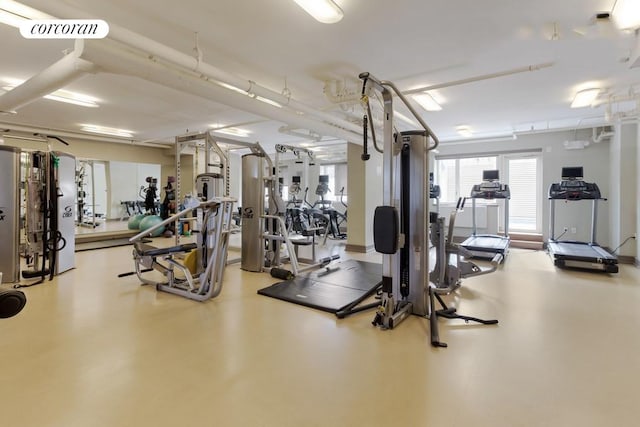 1280 5th Ave Unit 16B, New York City, NY 10029 - view of workout area