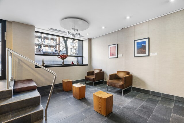 408 W 57th St Unit 6G, New York City, NY 10019 - community lobby featuring recessed lighting
