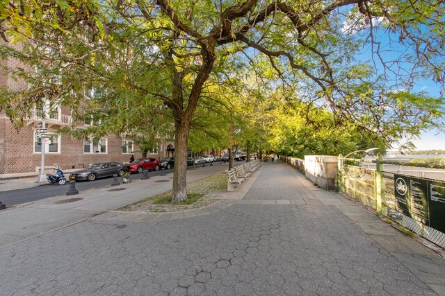 view of street featuring sidewalks