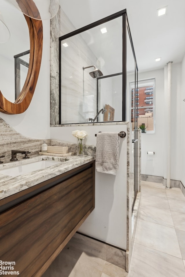 37 W 93rd St Unit 17/13, New York City, NY 10025 - full bath featuring vanity and a stall shower