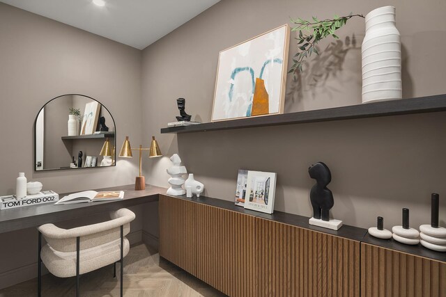 126 E 86th St Unit 17A, New York City, NY 10028 - office area featuring built in study area