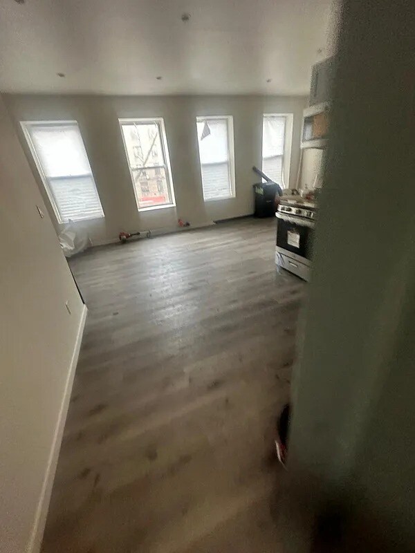 interior space with light wood-type flooring