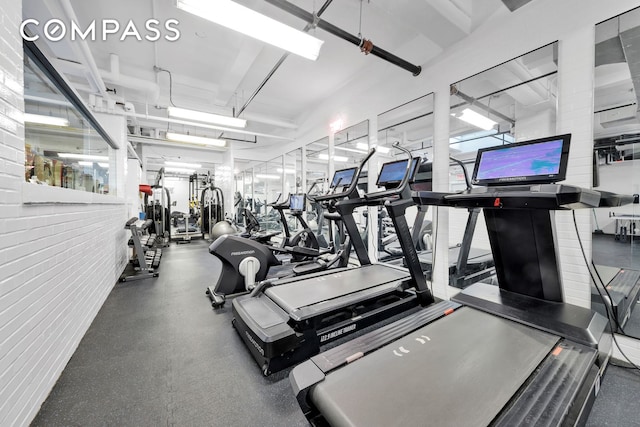 view of gym