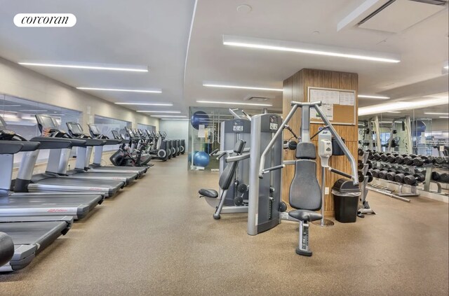70 Little W St Unit 22G, New York City, NY 10280 - view of workout area