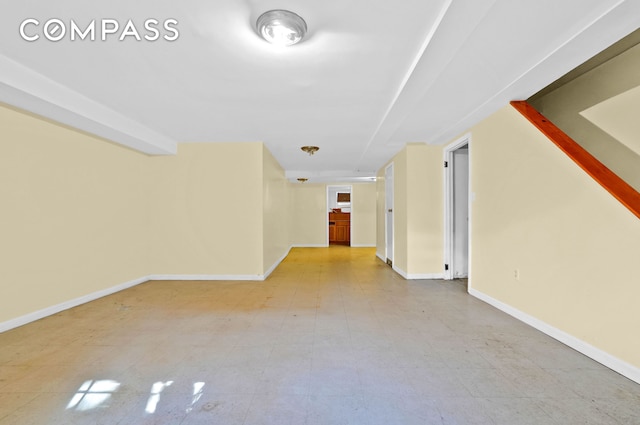 hall with baseboards