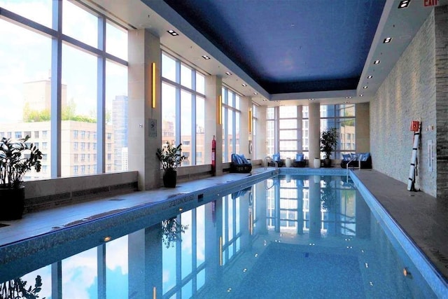 view of indoor community pool