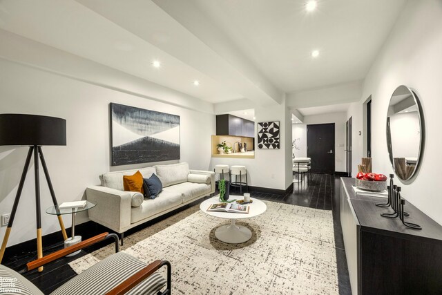 254 Park Ave S Garden, Unit Garden, New York City, NY 10010 - living area featuring baseboards and recessed lighting