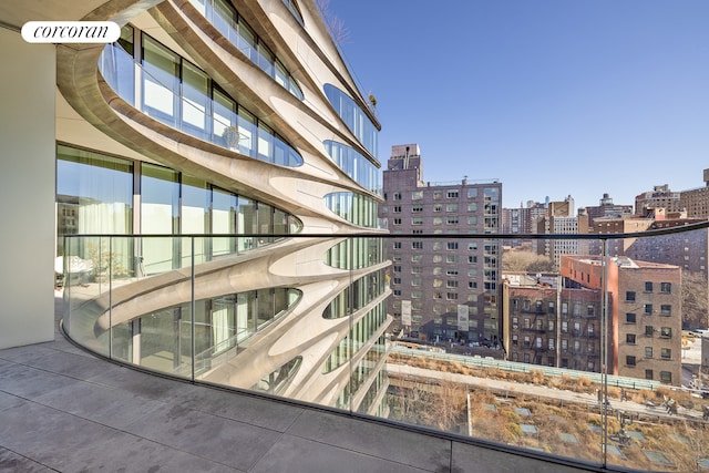 520 W 28th St Unit 29, New York City, NY 10001 - balcony with a city view