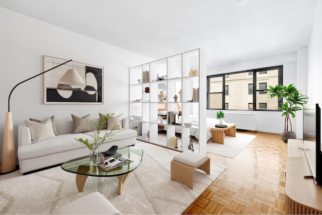 85 Livingston St Unit 15M, New York City, NY 11201 - living room with an office area