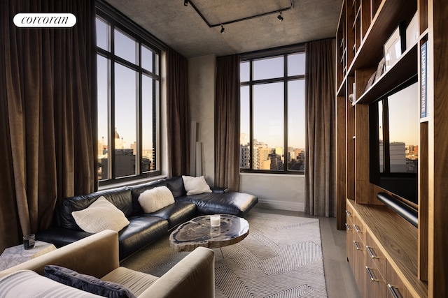 196 Orchard St Phc, Phc, New York City, NY 10002 - interior space with track lighting