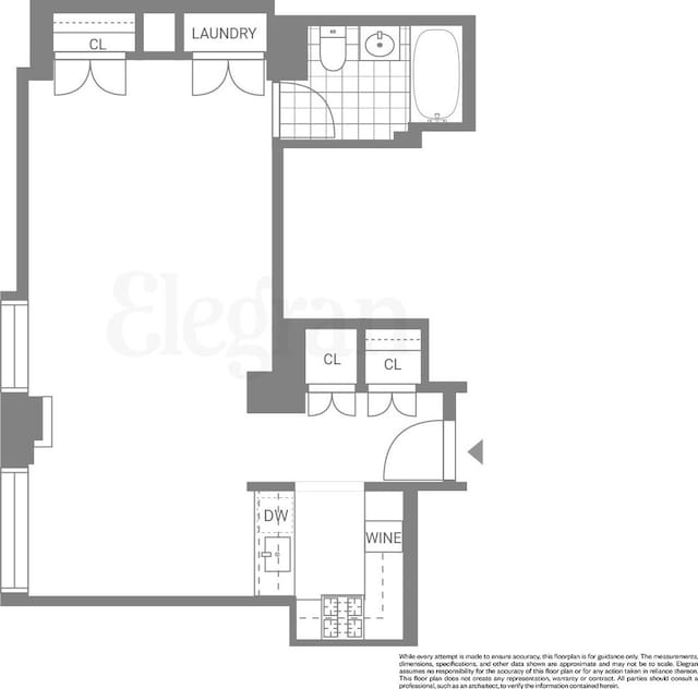 100 W 58th St Unit 2-A, New York City, NY 10019 - plan