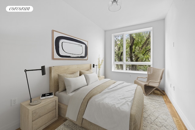 26 Goodwin Pl Unit 3F, New York City, NY 11221 - bedroom with wood finished floors, baseboards, and visible vents