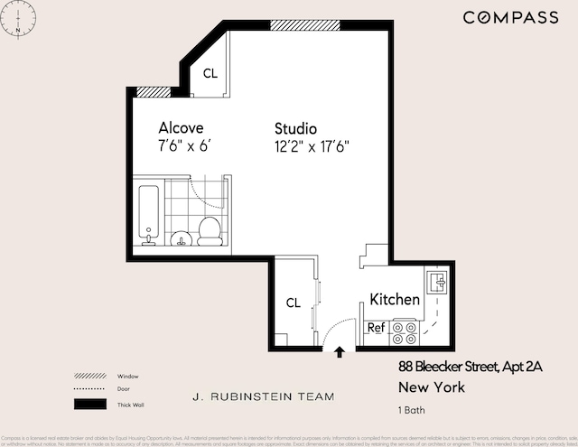 88 Bleecker St Unit 2A, New York City, NY 10012 - view of home floor plan