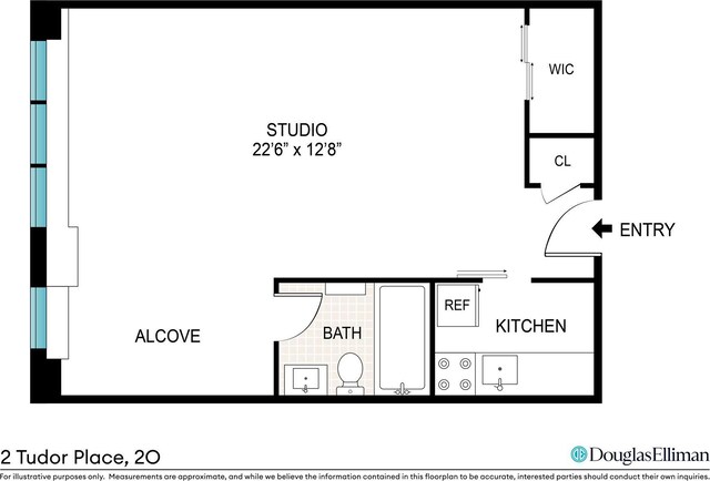 2 Tudor City Pl Unit 2Os, New York City, NY 10017 - plan