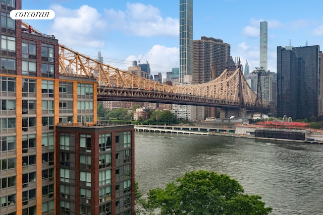 415 Main St Unit 10E, New York City, NY 10044 - view of city featuring a notable bridge and a nearby body of water