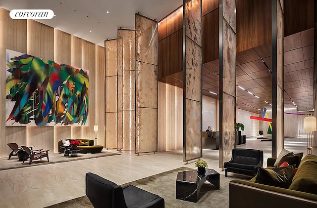 view of community lobby