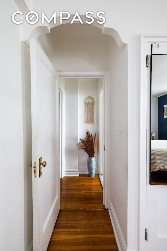 1680 Ocean Ave Unit 6D, New York City, NY 11230 - hallway featuring wood finished floors and baseboards