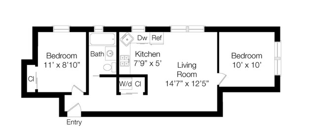 interior space featuring a baseboard radiator, a healthy amount of sunlight, light wood-style flooring, and baseboards