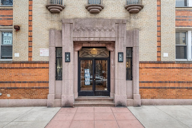 680 W 204th St Unit 3-F, New York City, NY 10034 - property entrance featuring brick siding