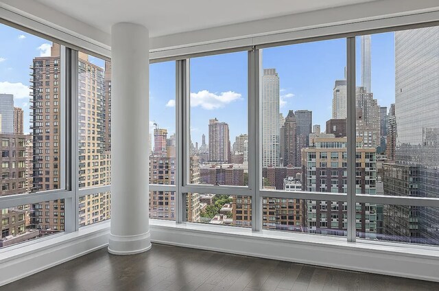 50 Riverside Blvd Unit 25A, New York City, NY 10069 - sunroom featuring a view of city