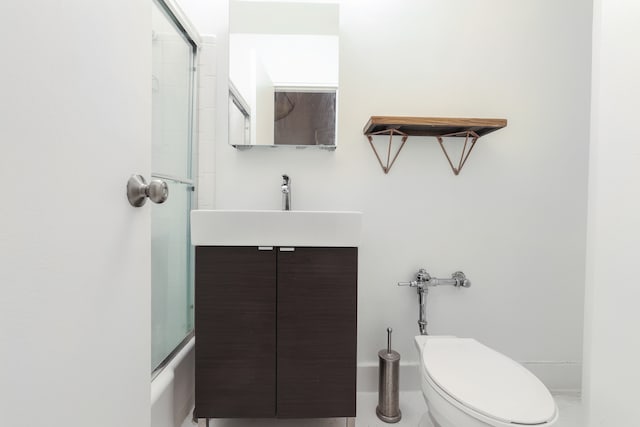 205 E 89th St Unit D2, New York City, NY 10128 - full bathroom with vanity and toilet