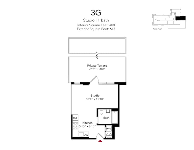 27-09 40th Ave Unit 3G, New York City, NY 11101 - view of property floor plan