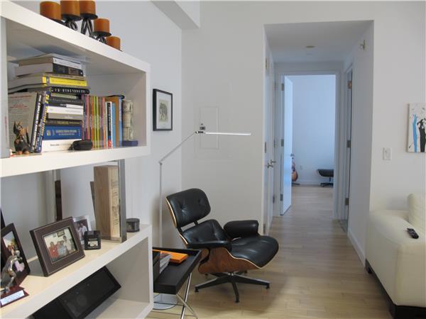 living area featuring light wood-style floors