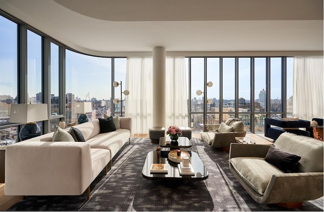 565 Broome St Unit N27B, New York City, NY 10013 - living area with a city view