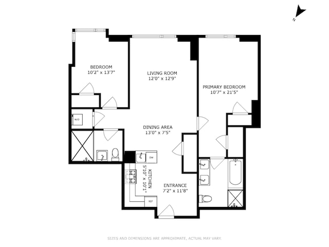 2 River Ter Unit 9C, New York City, NY 10282 - view of home floor plan