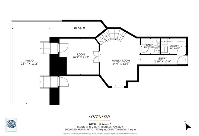 5 W 107th St Unit 1A, New York City, NY 10025 - floor plan / room layout