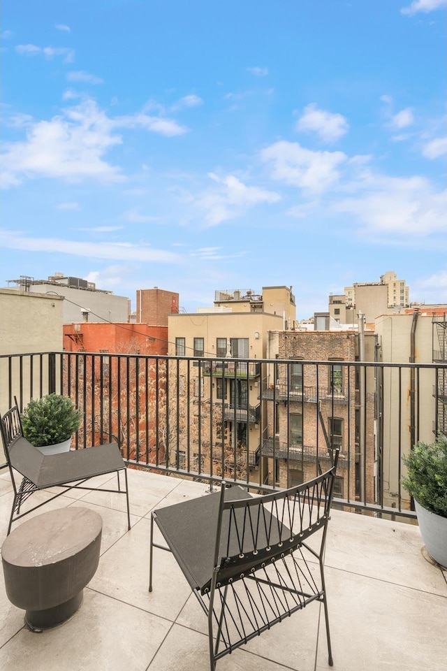 303 W 113th St Ph, Ph, New York City, NY 10026 - view of patio / terrace featuring a balcony