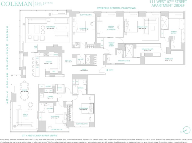 111 W 67th St Unit 28-D, New York City, NY 10023 - home floor plan
