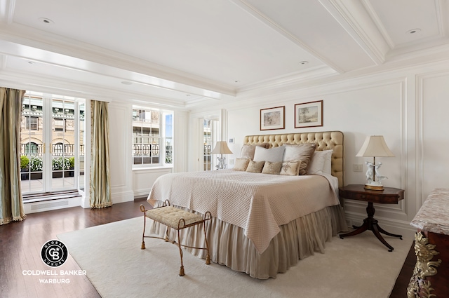 895 Park Ave Unit 16/17/18A, New York City, NY 10075 - bedroom with wood finished floors and crown molding