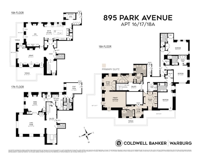 895 Park Ave Unit 16/17/18A, New York City, NY 10075 - view of layout