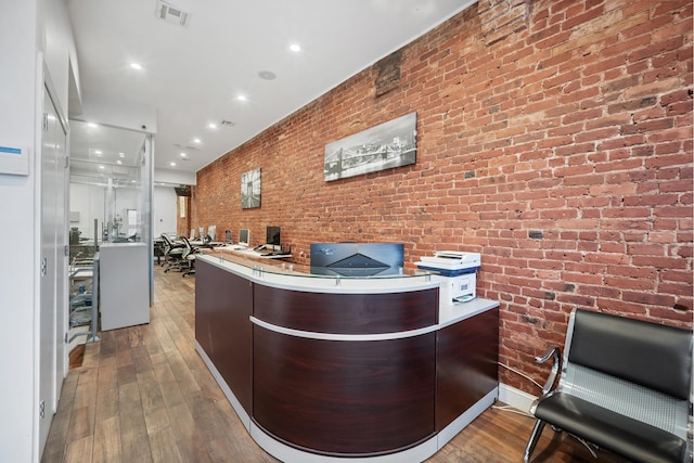 reception featuring visible vents