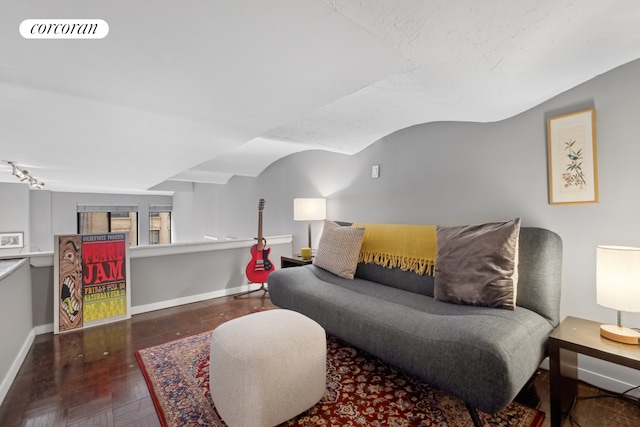 39 E 12th St Unit 507, New York City, NY 10003 - living room featuring wood finished floors and baseboards