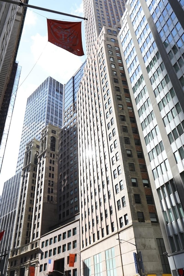 view of building exterior with a view of city