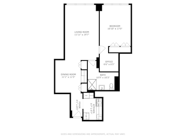 165 W 66th St Unit 11K, New York City, NY 10023 - floor plan / room layout