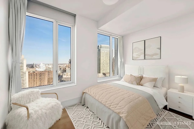 1 Clinton St Unit 19A, New York City, NY 11201 - bedroom with baseboards